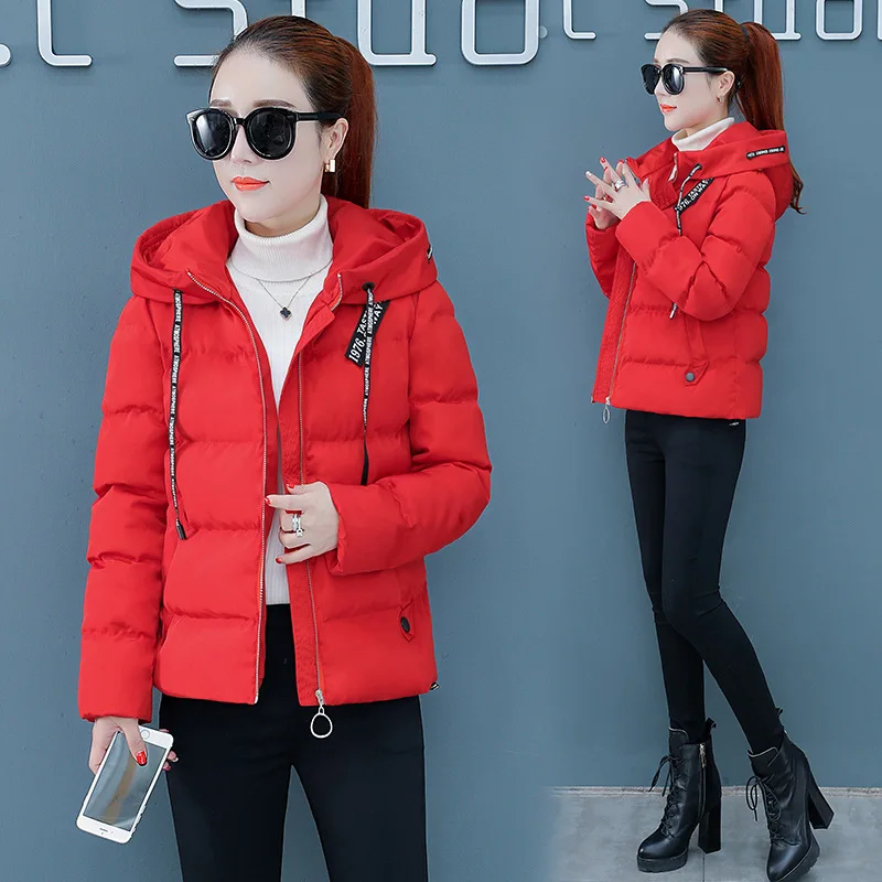 

Down Jacket Cotton-padded Clothes Women's Short 2018 Winter New Style Korean-style Loose-Fit Students Cotton-padded Clothes Wint