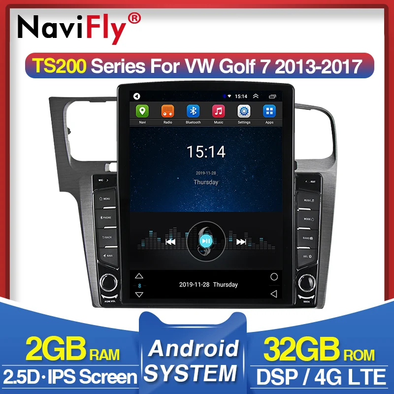 4G IPS DSP 9.7&quot Android Car Radio Multimedia Player For VW Volkswagen Golf 7 Autoradio GPS Navigation Tape Recorder Head Unit BT |