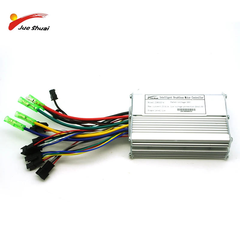 

JS 36V 48V Electric Bike Controller ebike Sensorless Controller 250W 350W 500W 1000W 1500W Controller Sinewave DC e Bike Motor