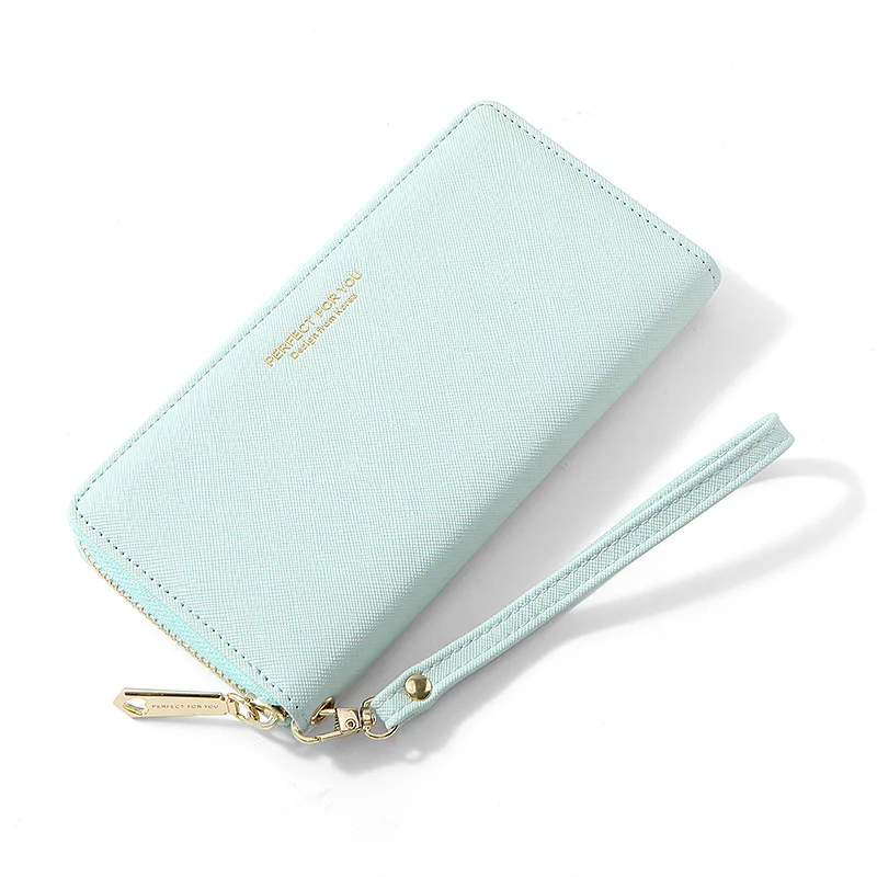 

WEICHEN Perfect For You Multi Function Zipper Bag Fashion Weichen Long Wallet Pu Pulse