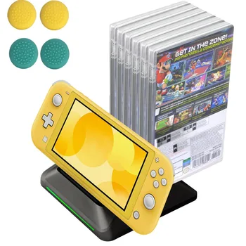 

5V 2A Charging Dock Station Stand And 6 Game Disk CD Storage Holder For Nintend Switch NS and Nintendo Switch Lite Mini Charger