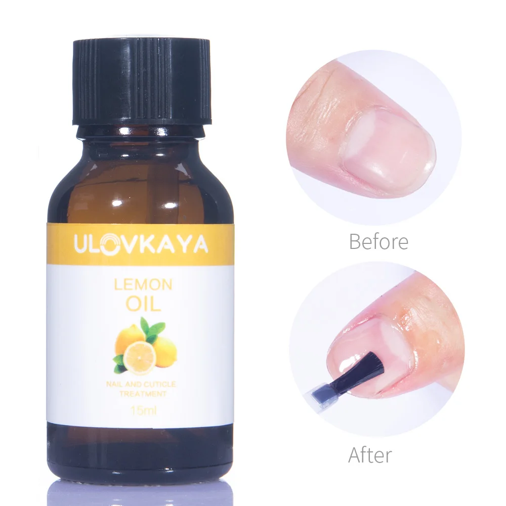 Масло для кутикулы ULOVKAYA 10 мл ногтей лимонный 5 ароматов средство ухода за ногтями