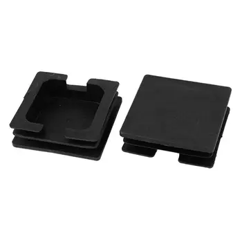 

75mm x 75mm Plastic Square Caps Tube Pipe Inserts End Blanking 2 Pcs-Dropship
