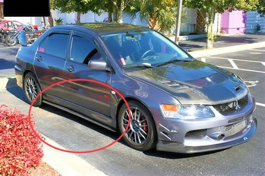 Evolution 7 8 9 Damd Side Skirt Extensions(4)
