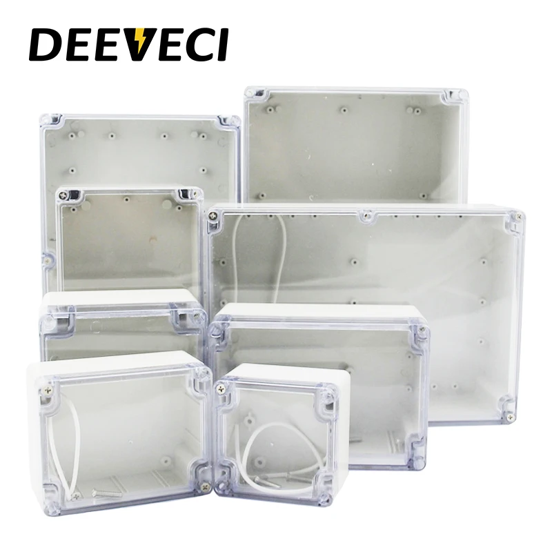 Plastic Box Outdoor Enclosure Electronic Project Case Instrument Electrical Box Junction Housing