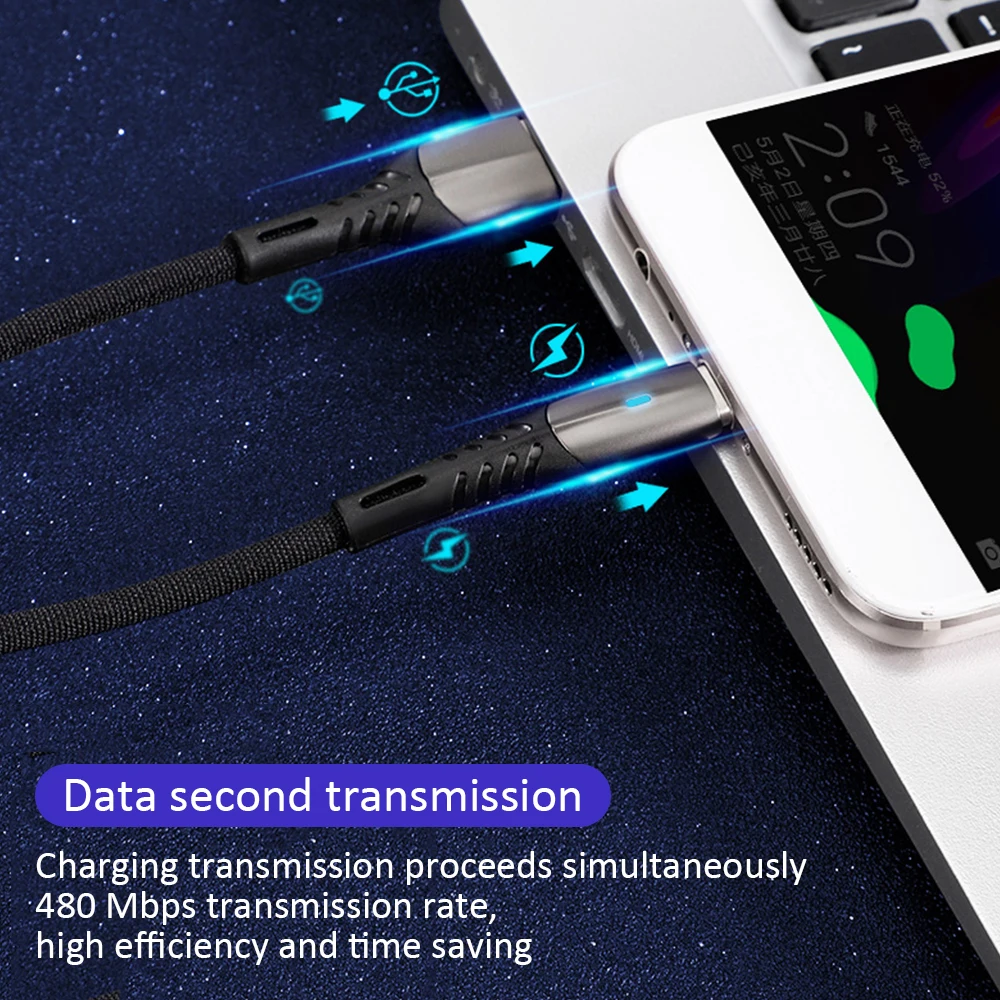 Кабель Type C для Xiaomi Redmi 7 Note USB мобильный телефон кабель быстрой зарядки Samsung Galaxy A30