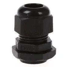 Горячая XD-5 шт. PG13.5 черный пластик Водонепроницаемый Разъемы Кабельные сальники