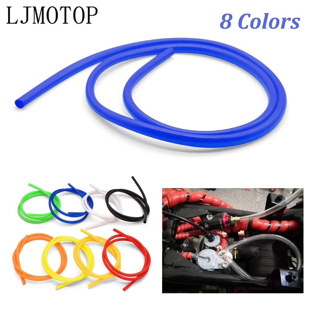 Motorcycle Hose 1Meter Petrol Fuel Line Gas Oil Pipe Tube Rubber For Yamaha XJR FJR 1300 FZ1 FAZER YZF R 3 25 6 600R TRX850 |