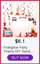 24 шт. пожарные топперы для кексов пожарный грузовик топперы для кексов для детского дня рождения