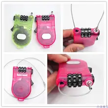 Хао три с номерами пароль Шлем Замок bei bao suo проволочный замок