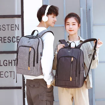 

2020 European and American Fashion Shoulder Bag College Students Multi-functional Computer Backpack Large-capacity Leisure Bag