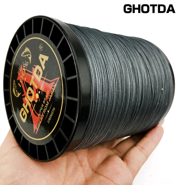 GHOTDA PE 12 9 Strands Braided Fishing line Japan super Multifilament Wire  Saltwater 1000M 500M 300M