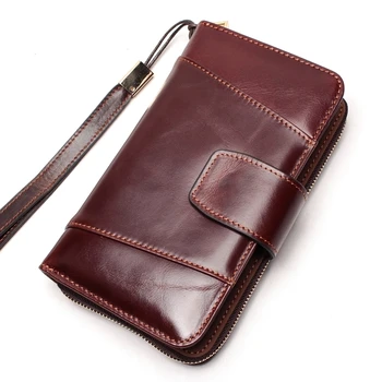 

Phone Holder Clutches Bag Detachable Wristband Men Wallet Slidable Outside Multi-Function Card Design Bags