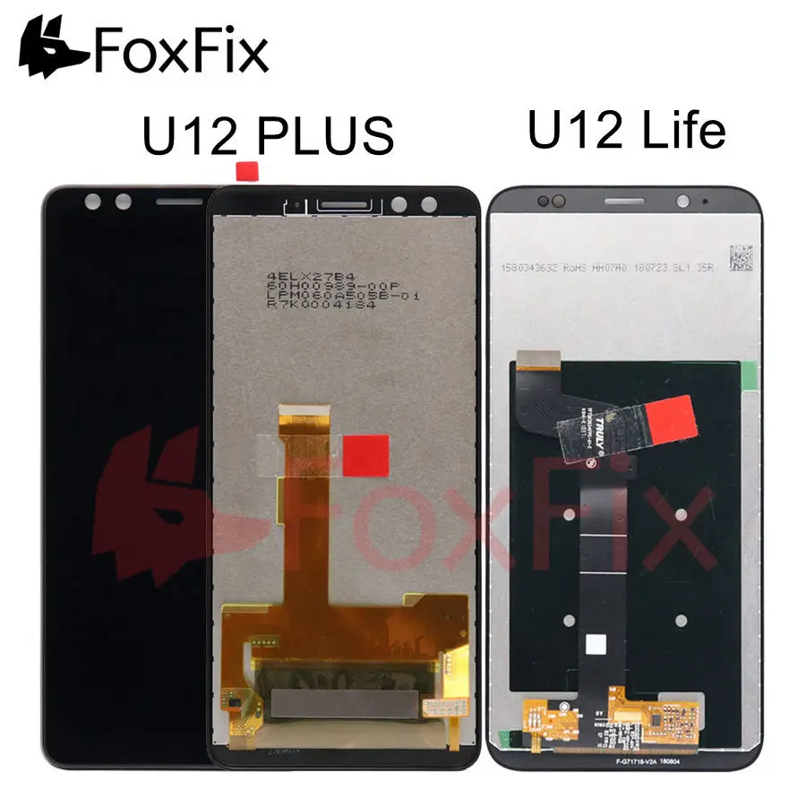 

For HTC U12 Plus LCD Display Touch Screen Digitizer Panel Assembly For HTC U12 Life LCD Screen Replacement