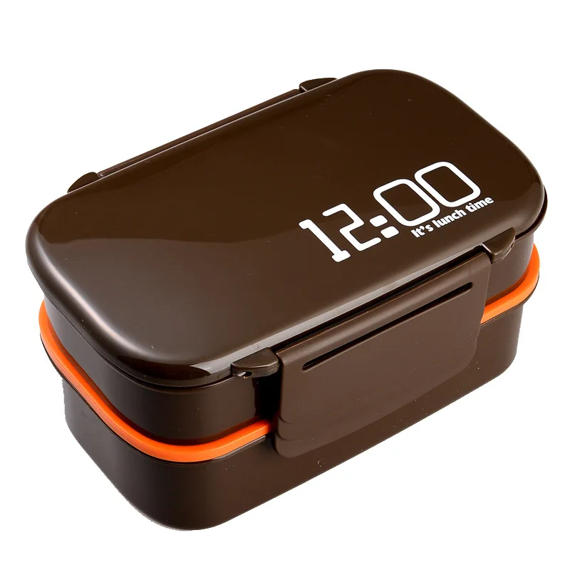 Bento Box японский стиль Ланч бокс двухэтажный микроволновая печь Герметичный