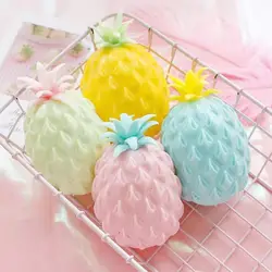 Bola de piña suave antiestrés para niños y adultos, juguete antiestrés, juguete sensorial creativo