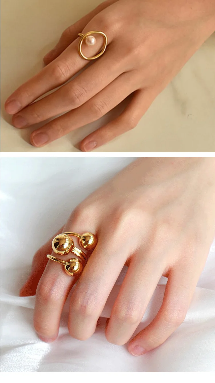 Minimalist Knot Ring In Gold And Silver For Men And Women_voghion.com