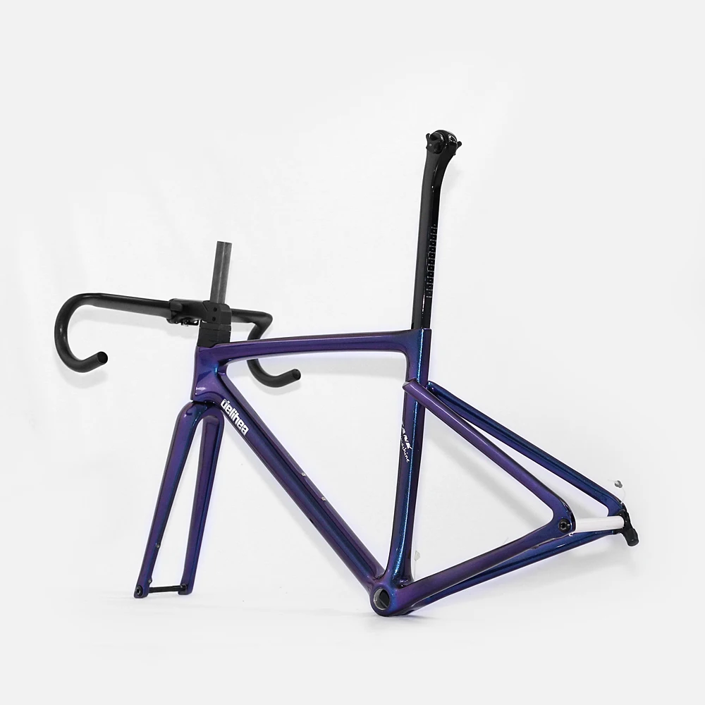 DELIHEA Marco de bicicleta de carbono, interno completo, camaleón ultraligero, color morado|Cuadro de bicicleta| - AliExpress