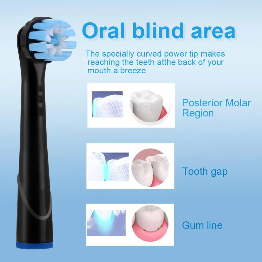 8 шт. сменные насадки для зубных щеток Oral B Braun головки Vitality Precision Clean/Trizone мягкая