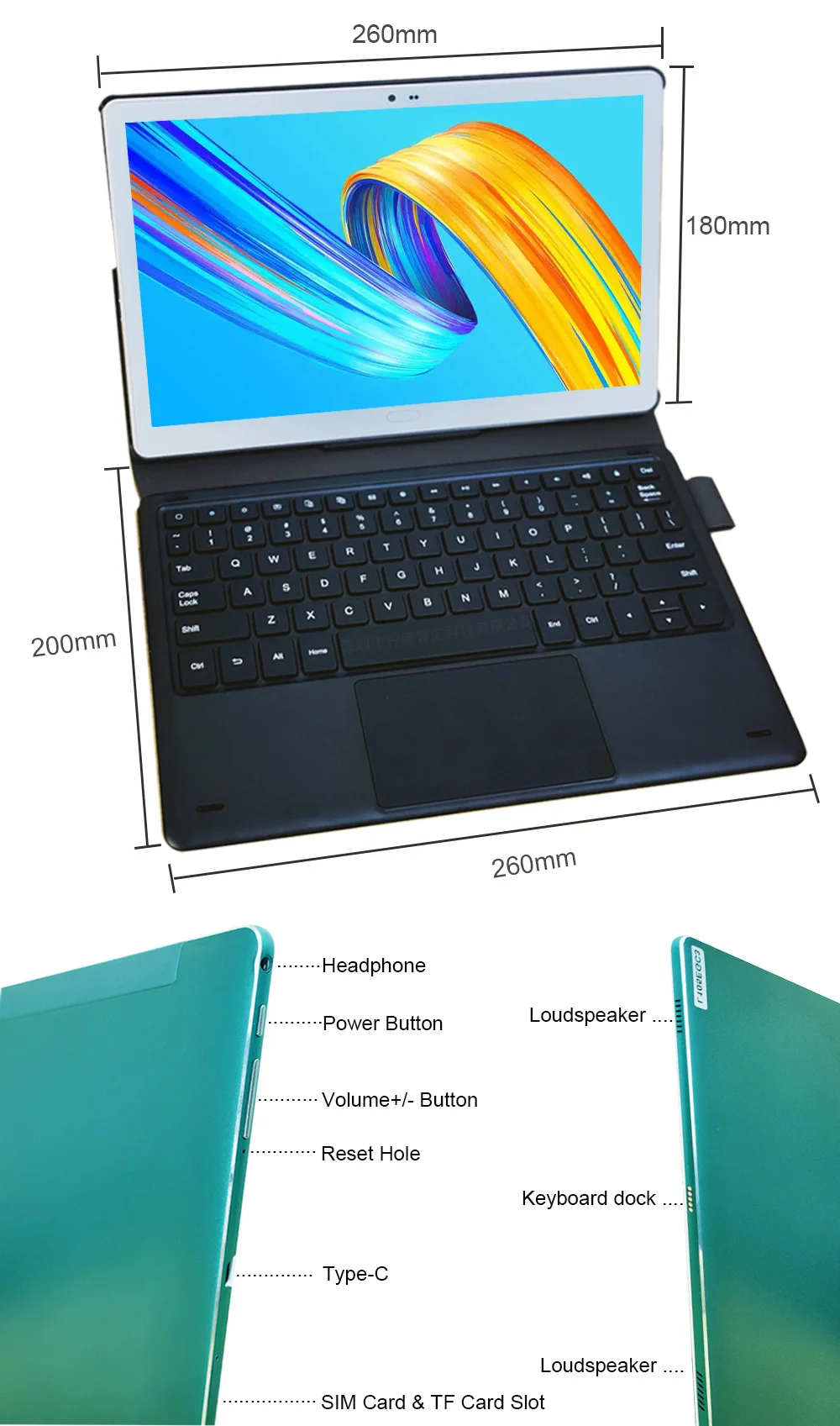 moderness tablet 10.8 Inch 2 In 1 Docking Keyboard Tablet For Office 4G Android Tablet Gaming GPS 10 Cores 13MP Dual SIM Card 2560*1600 2.5D best drawing tablet