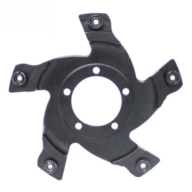48V Chain Ring Adapter Black Aluminum Alloy Screw Replacement For 8Fun eBike Mid Drive Motor
