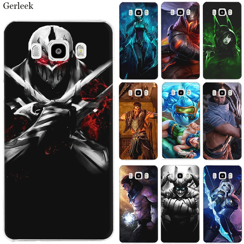 Чехол для мобильного телефона Samsung Galaxy J1 J2 J3 J5 J6 J7 жесткий чехол League Of Legends Shell