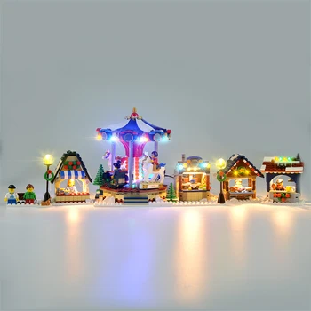 

IN STOCK LED Light Kit for 10235 City Winter Village Market Architecture Building Model Light Set Compatible with 36010