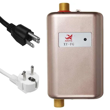 

3000W Kitchen Electric Water Heaters Instantaneous Instant Tankless Water Heaters Faucet Temp Display Heating Shower Universally