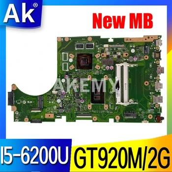 

for ASUS X756UW X756UJ X756UQ X756UR X756UJ X756UV X756UX X756U laptop motherboard mainboard I5-6200U GT920M/2GB DDR3