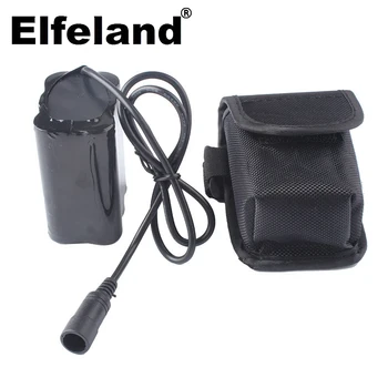 

Elfeland 6x18650 8.4v rechargeable battery, 12800mah, for bicycle, head lamp