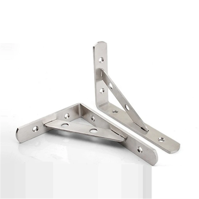 1pcs stainless steel triangle fixed bracket Angle of the frame equerre metal  fixation Multi-purpose triangular code bracket