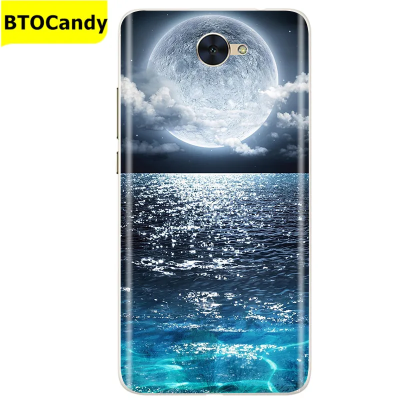 Case For Huawei Y7 2017 Case Silicone TPU Back Cover Phone Case For Huawei Y7 TRT-LX1 TRT-LX2 TRT-LX3 Y 7 2017 Case Coque Fundas cell phone belt pouch Cases & Covers