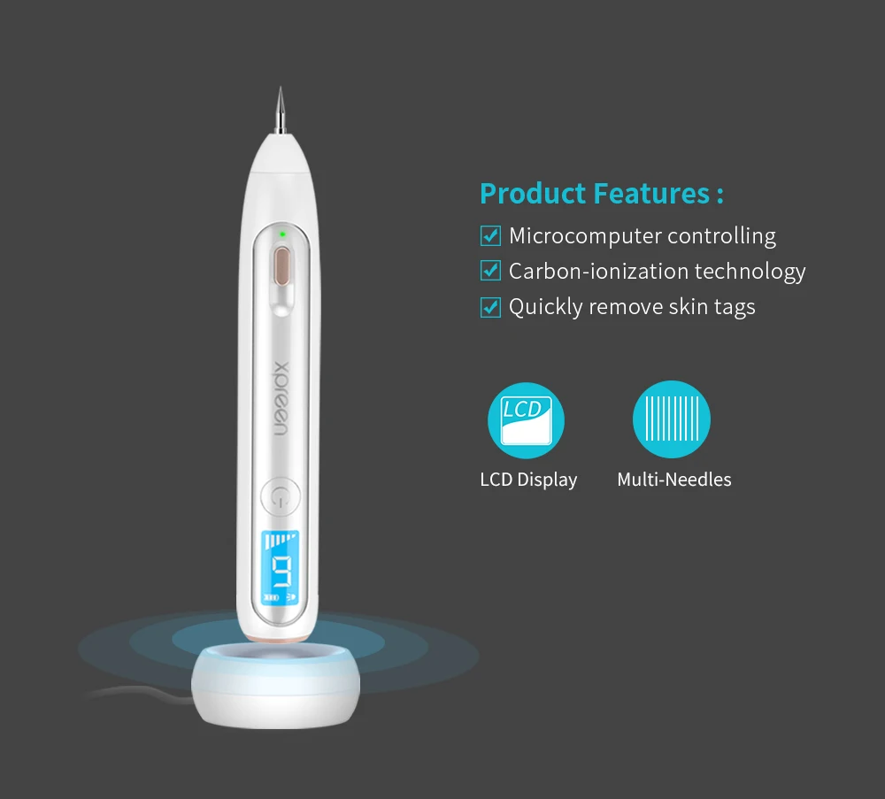 Ручка для удаления моль, Xpreen Лазерная плазменная ручка средство для удаления бородавок моль для удаления татуировки машина для удаления кожных тегов очиститель для пятен Прямая поставка