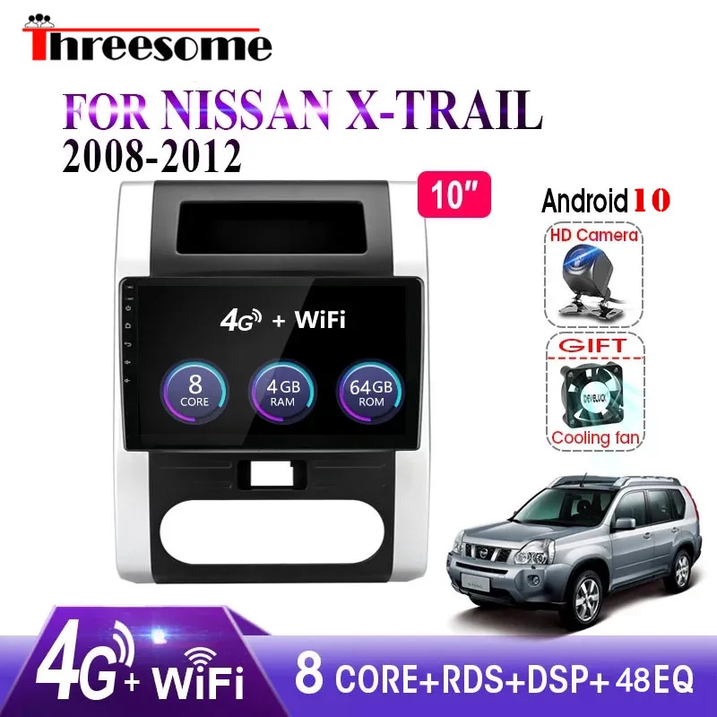 

Android 10 2din Car Radio For Nissan X-Trail XTrail X Trail T32 T31 Qashqai 2007-2015 RDS GPS Navigation Multimedia video Player