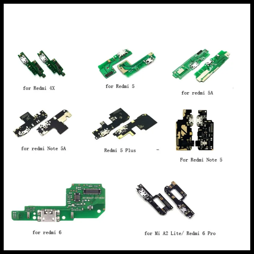 

For Xiaomi redmi 4x 5 plus 6 pro note 5 5A A2 LITE USB Charging Port Dock Plug Jack Connector Charge Board Module Flex Cable