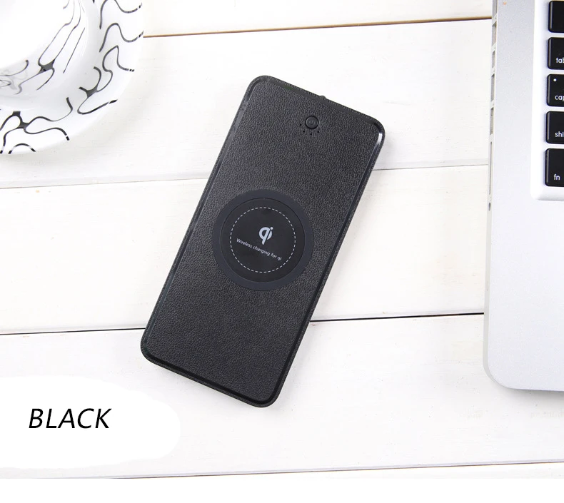 Беспроводное зарядное устройство 10000 мАч Qi Быстрое беспроводное зарядное устройство usb type C Mi power Bank PLM11ZM портативное зарядное устройство