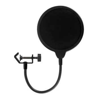 

For Microphone Dedicated Filter Large Double Layer U-Type Recording Microphone With Red Anti-Spray Microphone Accessories 1