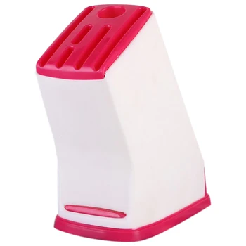 

Plastic Knife Storage Rack Kitchen Block Holder Turret Shelf Drainer Box Knives Fork Organizer