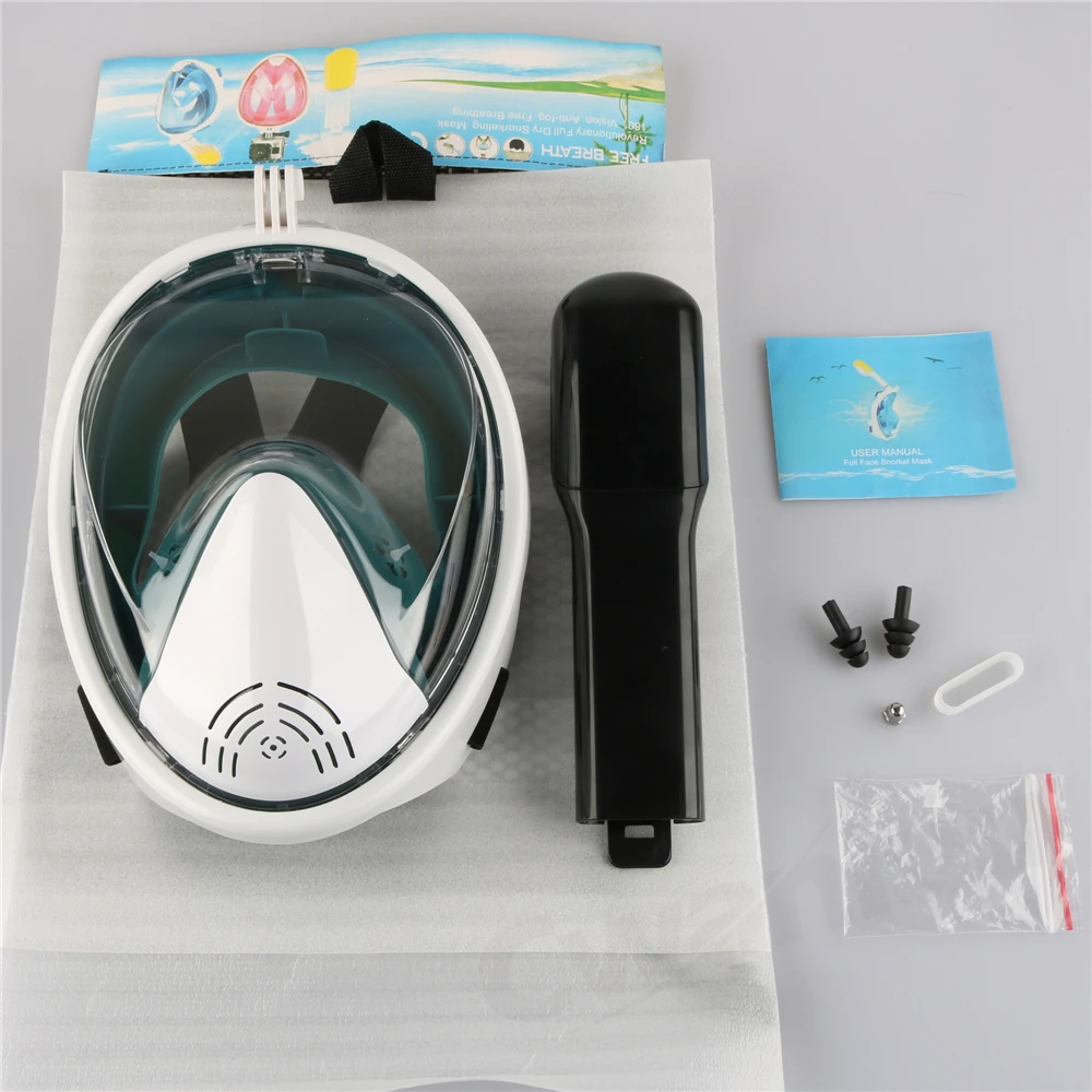 Маска для дайвинга на все лицо, противотуманная маска для подводного плавания, маска для подводного плавания, очки для подводного плавания, оборудование для дайвинга для взрослых детей