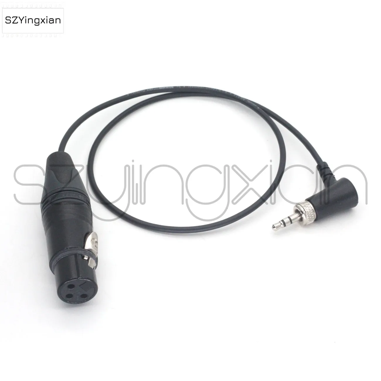 

3.5mm TRS With Lock To Canon XLR 3-Pin Female Audio Cable Compatible With Sony Sennheiser Earphones Recording Cable