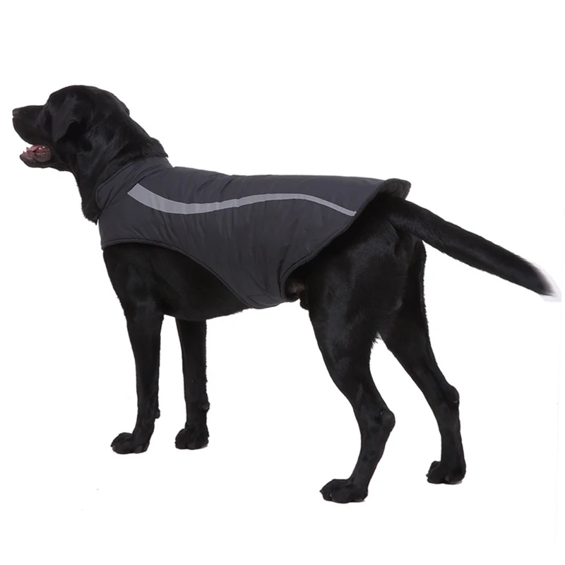 Reflective Pet Dog Clothes Winter Warm Cotton Puppy Coat Jacket  Waterproof Pet Clothing  Vest for Small Large Dogs Supplies