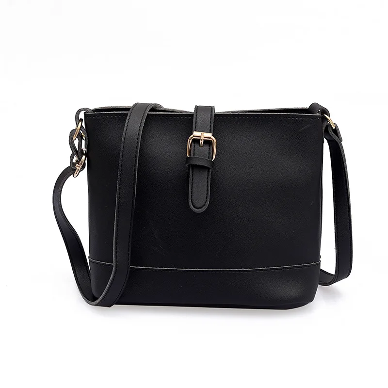 

Bucket Bag Women's 2018 Spring And Summer New Style Korean-style Fashion Retro Stereo Type Bag Harajuku-Style Simple Shoulder WO