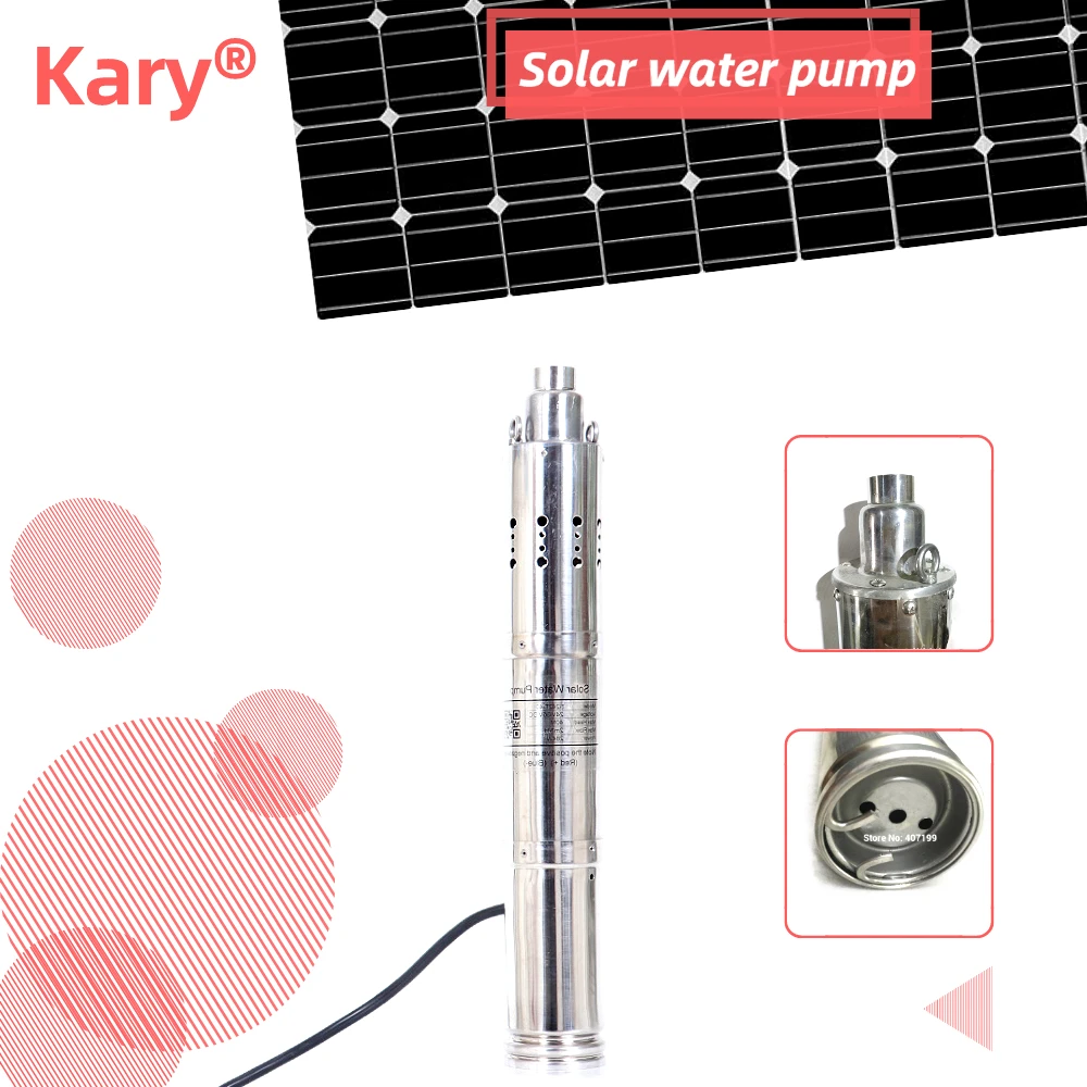 1HP 1.5HP dc 24v подъемник 120m 50L/мин погружной водяной насос дозирующий насос для воды очистных сооружений со встроенным контроллером
