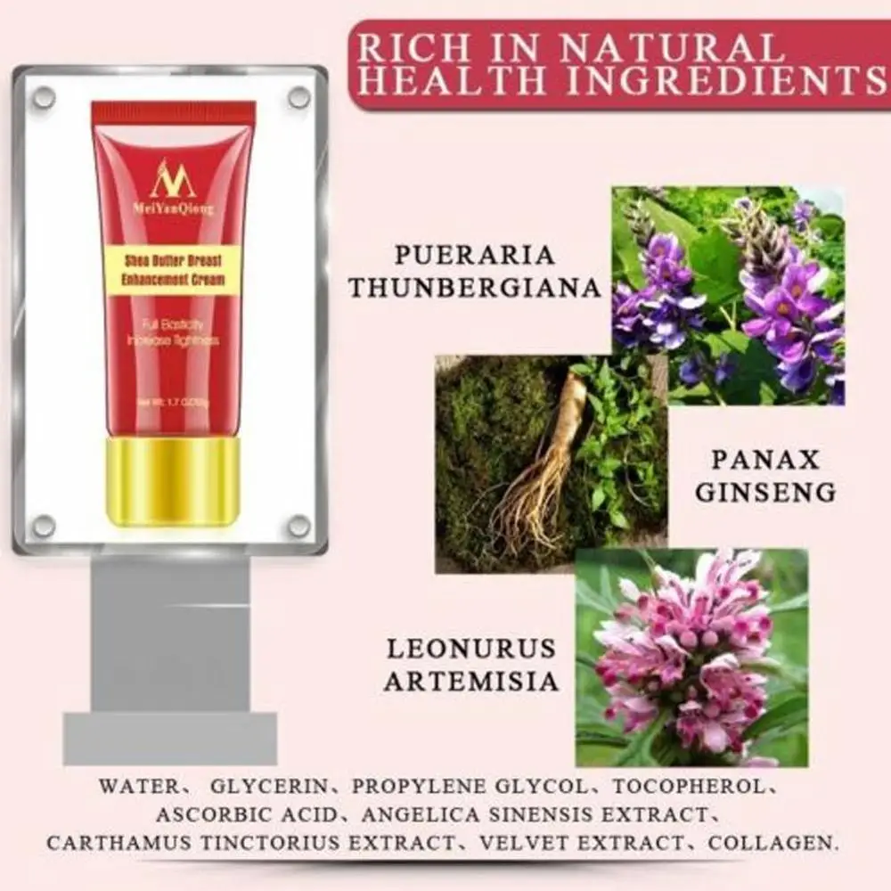 

Breast Enlargement Oil Natural Plant Big Bust Boobs Massage Butt Enhancer Cream Create Female Confidence