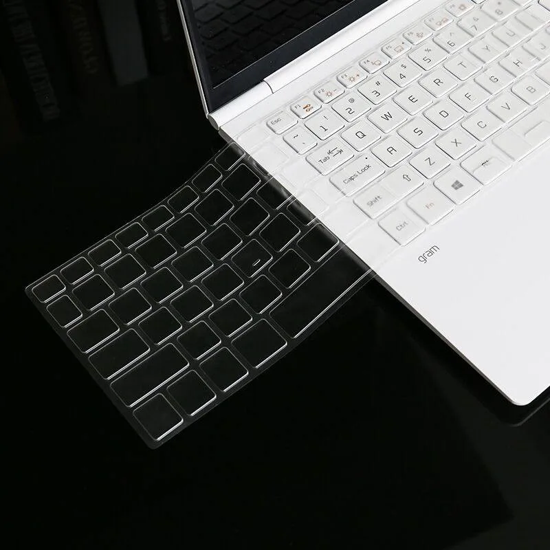 LG 그램 17Z90N 17Z90P 2020 및 LG 그램 17Z95N 2021 17 인치 노트북용 투명 TPU 노트북 키보드 커버, 피부 보호기