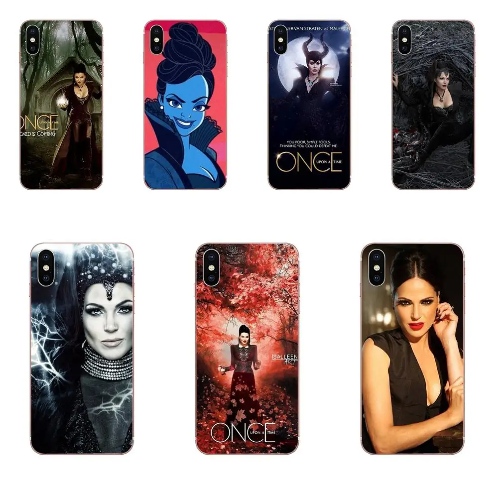 

For Xiaomi Redmi Note 2 3 3S 4 4A 4X 5 5A 6 6A Pro Plus Customized Pictures Black Phone Case Once Upon A Time Regina Mills