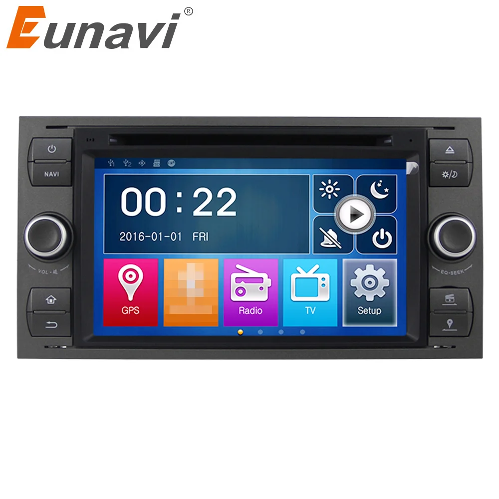 2Din 7" Android Autoradio Für Ford Galaxy Kuga Fiesta Focus Fusion GPS Navi WIFI 
