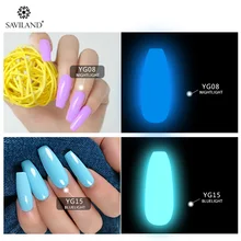Saviland 19 цветов Светящиеся ногти светящийся гель лак для ногтей флуоресцентные неоновые цвета УФ гель лак светится в темноте гель для дизайна ногтей