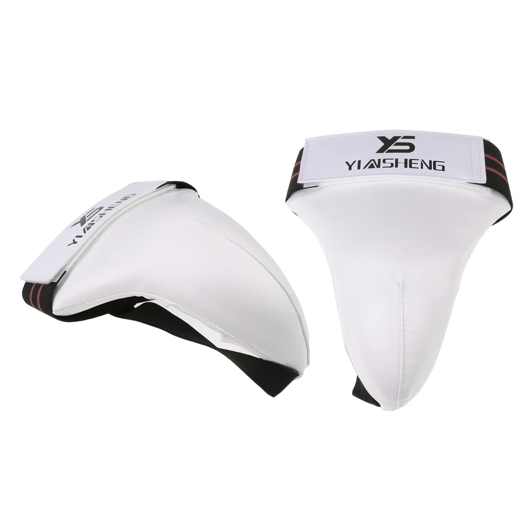 2xGroin Guard Mens Karate Groin Protector MMA Cup Cricket Box Jockstrap Part Groin Guards for Outdoor Sports