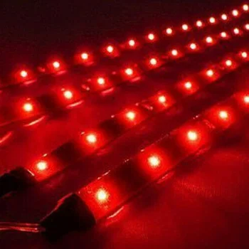 

Red Lights LED Tail Running Lamp 1000K 10pcs Motorcycle Truck Flexible